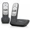 Радіотелефон DECT Gigaset A415A DUO Black