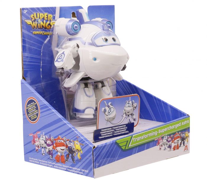Ігрова фігурка-трансформер Super Wings Transforming-Supercharge Astra, Астра