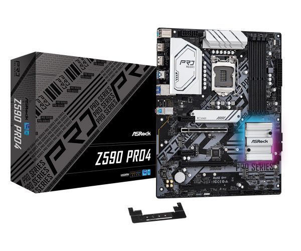 Материнська плата ASRock Z590 PRO4 s1200 Z590 4xDDR4  M.2 HDMI DP ATX