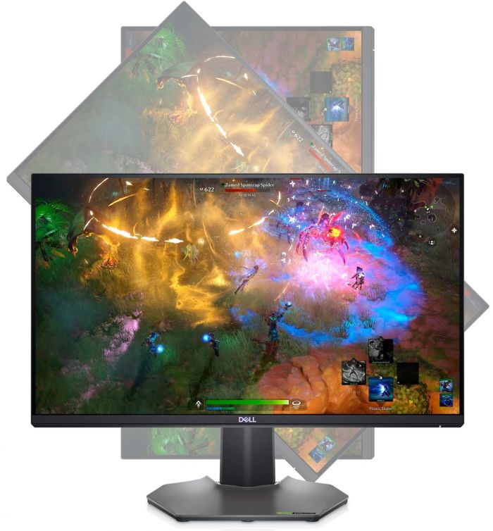 Монітор LCD 24.5" DELL S2522HG 2xHDMI, DP, USB3.2, Audio, IPS, 240Hz, 1ms, sRGB99%, Free-Sync, G-SYNC