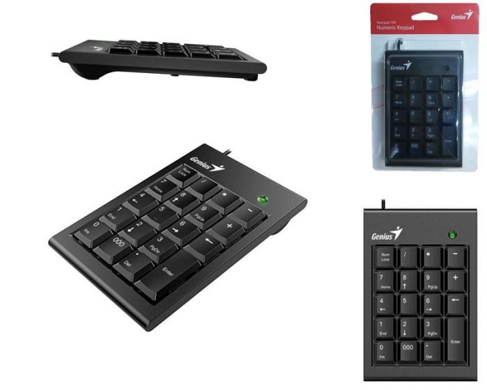 Клавіатура числова Genius 100 USB Black