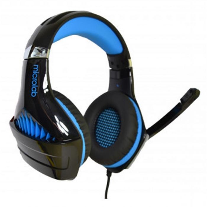 Гарнітура MICROLAB G6 3.5mm/USB Black/Blue