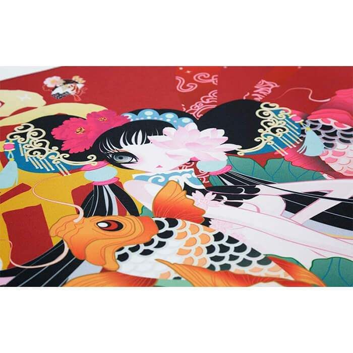 Килимок для миші Varmilo Peony Desk Mat XL (900х400х3мм)