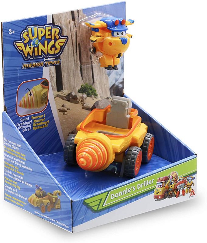 Ігровий набір Super Wings Donnie's Driller, Бурильний автомобіль Донні