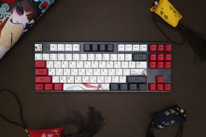 Клавіатура Varmilo MA87M V2 Peking Opera EC Rose V2EN