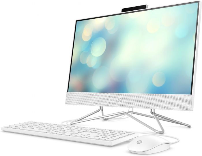 Персональний комп'ютер-моноблок HP All-in-One 21.5FHD IPS AG/Intel i3-1125G4/8/256F/int/kbm/DOS/White