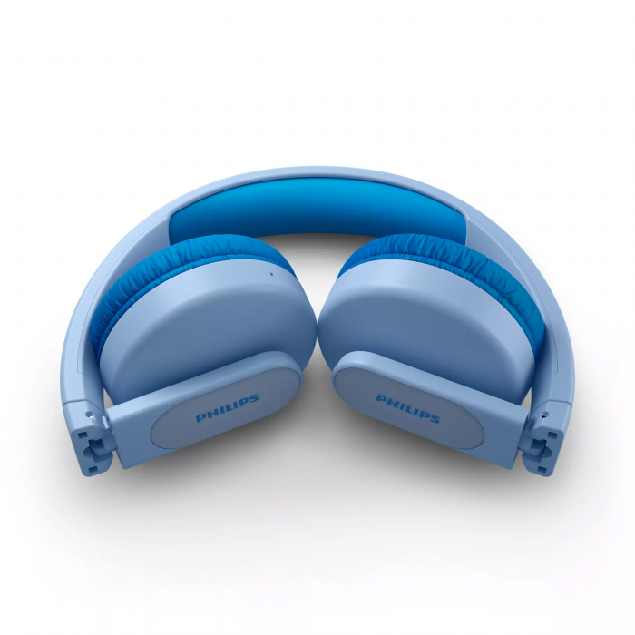 Навушники Philips Kids TAK4206 On-ear Colored light panels Wireless Mic Синій