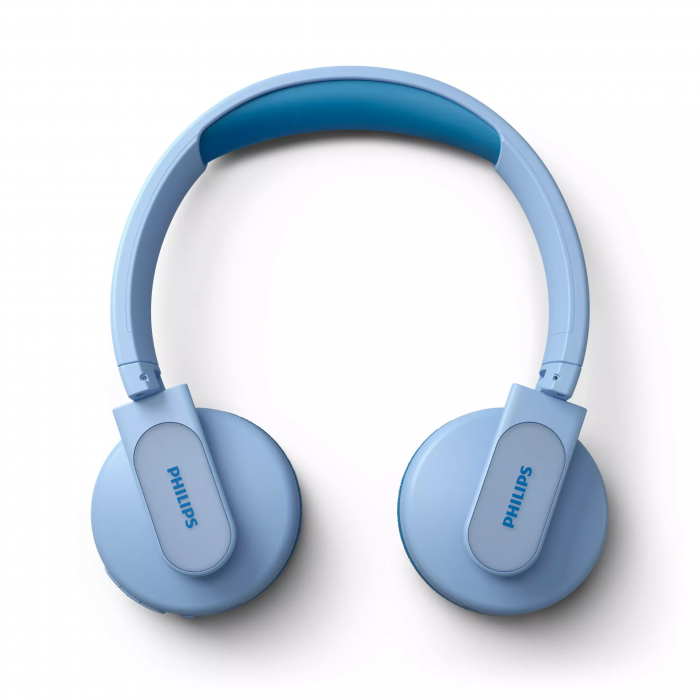 Навушники Philips Kids TAK4206 On-ear Colored light panels Wireless Mic Синій