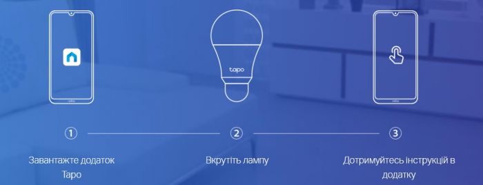 Розумна багатокольорова Wi-Fi лампа TP-LINK Tapo L530E N300