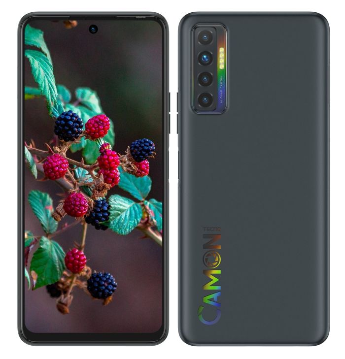 Смартфон TECNO Camon 17P (CG7n) 6/128Gb NFC Dual SIM Magnet Black