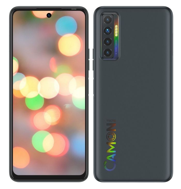Смартфон TECNO Camon 17P (CG7n) 6/128Gb NFC Dual SIM Magnet Black