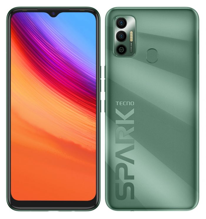 Смартфон TECNO Spark 7 (KF6n) 4/128Gb NFC 2SIM Spruce Green
