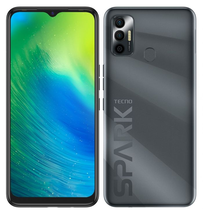 Смартфон TECNO Spark 7 (KF6n) 4/128Gb NFC 2SIM Magnet Black