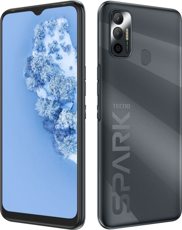 Смартфон TECNO Spark 7 (KF6n) 4/64Gb NFC 2SIM Magnet Black