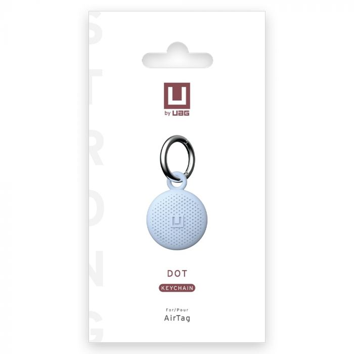 Тримач UAG [U] для Apple AirTags Dot Keychain, Soft Blue