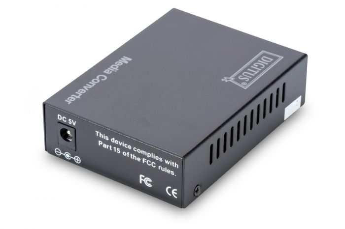 Медіа конвертор DIGITUS Gigabit, RJ45 / SM SC DX, 1310nm, 20km