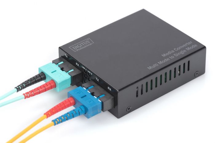 Медіа конвертор DIGITUS Gigabit, MM SC DX / SM SC DX, 850nm