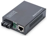 Медіа конвертор DIGITUS Fast Ethernet, RJ45 / SM SC, 1310 m, 20km