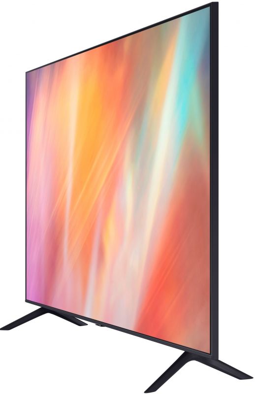 Телевiзор 55" LED 4K Samsung UE55AU7100UXUA Smart, Tizen, Black