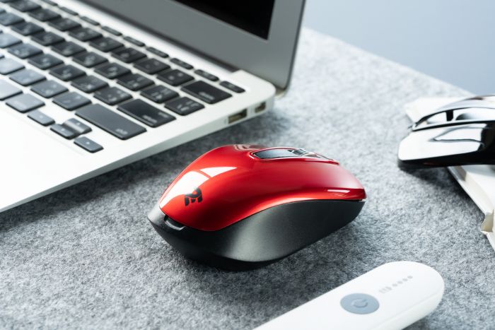 Миша 2Е MF2020 WL Black and Red