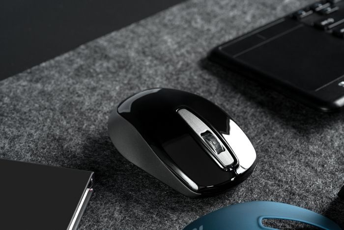 Миша 2Е MF2020 WL Black Gray and Blue