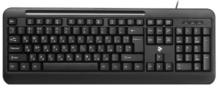 Клавіатура 2E KM1040 USB Black
