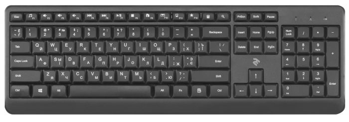 Клавіатура 2Е KS220 WL Black