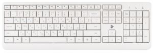 Клавіатура 2Е KS220 WL White