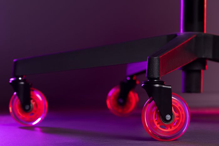 Комплект коліс 2E GAMING SPEED 76 мм (5 шт.) Red