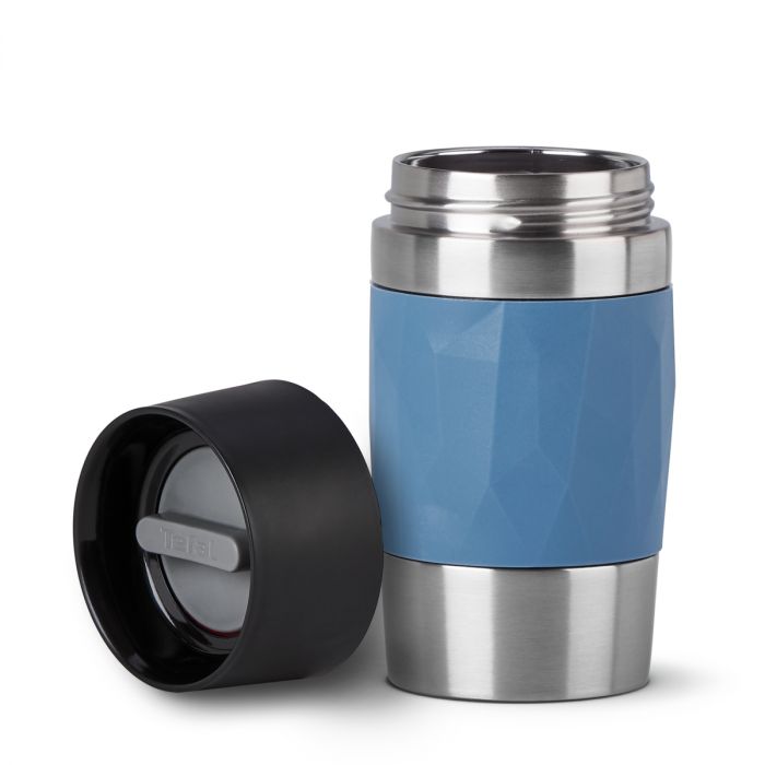 Термочашка Tefal Compact Mug 300 мл синя, нерж.сталь