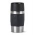Термочашка Tefal Compact Mug 300 мл чорна, нерж.сталь