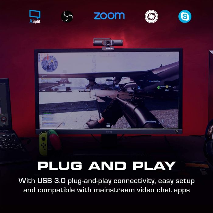 Веб-камера AVerMedia Live Streamer CAM PW513 4K Black
