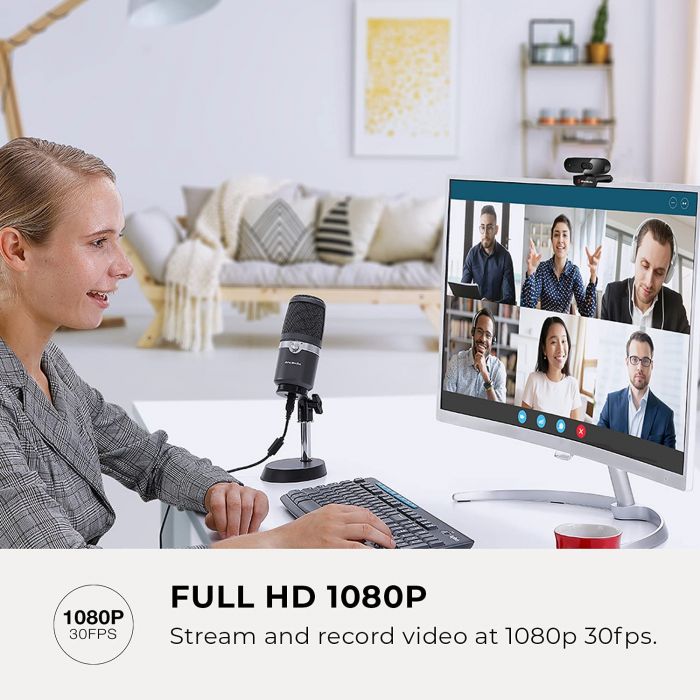 Веб-камера AVerMedia Live Streamer CAM PW310P Full HD Black