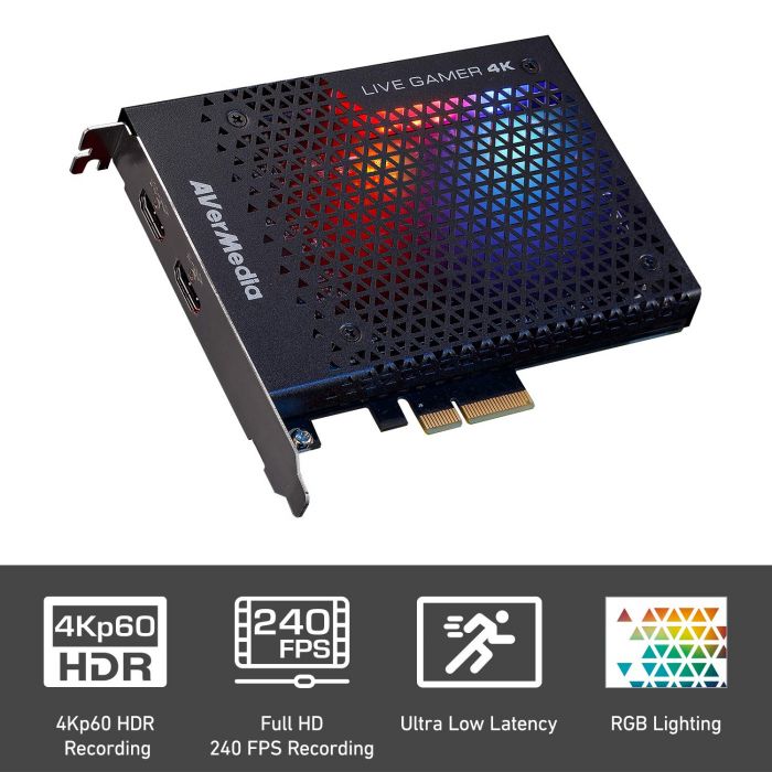 Карта захоплення відео AVerMedia Live Gamer 4K GC573 Black