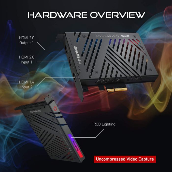 Карта захоплення відео AVerMedia Live Gamer Duo GC570D Black