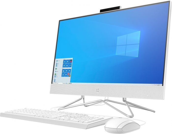 Персональний комп'ютер-моноблок HP All-in-One 23.8FHD IPS AG/Intel Pen J5040/8/256F/int/kbm/DOS/White