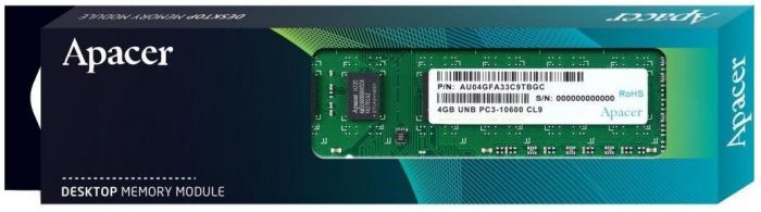 Пам'ять до ПК Apacer DDR3 4GB 1333 1.5V