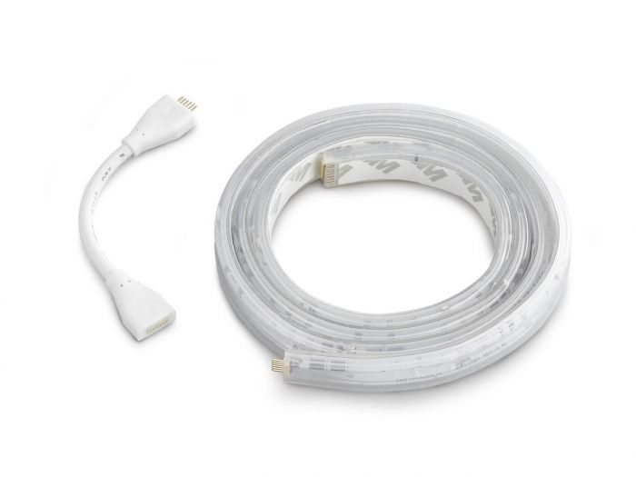 Стрічка світлодіодна Philips Hue Plus, 0.5W(20Вт), 2000K-6500K, RGB, ZigBee, розума, димування, подовжувач, 1м