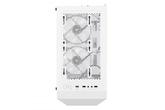 Корпус 2E GAMING TURBO (G2057W) MidT,2xUSB2.0,1xUSB3.0,1x200+3x120ARGB, скло (бічна панель),без БЖ,білий