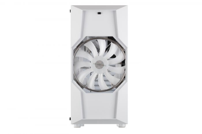 Корпус 2E GAMING TURBO (G2057W) MidT,2xUSB2.0,1xUSB3.0,1x200+3x120ARGB, скло (бічна панель),без БЖ,білий