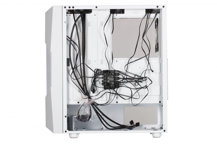 Корпус 2E GAMING TURBO (G2057W) MidT,2xUSB2.0,1xUSB3.0,1x200+3x120ARGB, скло (бічна панель),без БЖ,білий