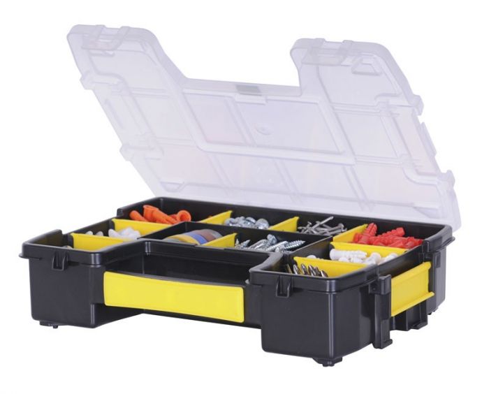 Ящик-органайзер Stanley "Sort Master Light", переставні перегородки, 29.5x6.5x21.5см