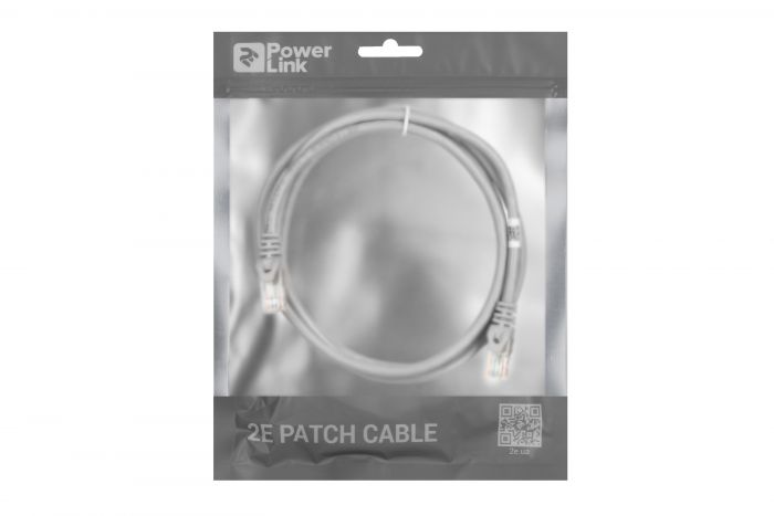 Патч-корд 2E Cat 6,UTP,RJ45, 26AWG ,7/0.16 Cu, 1.50 m, PVC,Grey