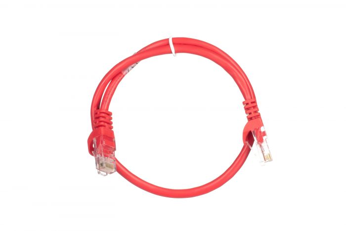 Патч-корд 2E Cat 5e,UTP,RJ45, 26AWG ,7/0.16 Cu, 0.50 m, PVC,Red