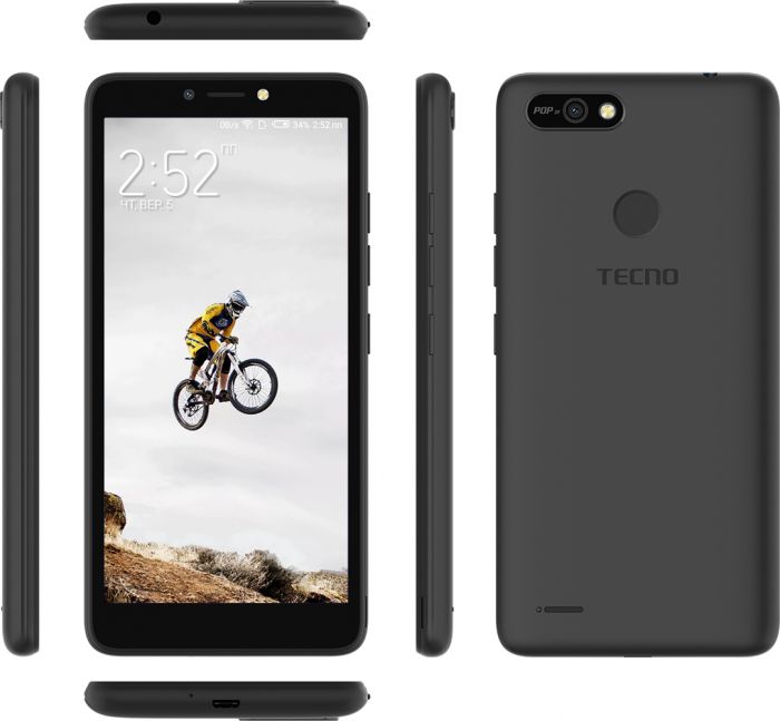Смартфон TECNO POP 2F (B1G) 1/16GB 2SIM Midnight Black