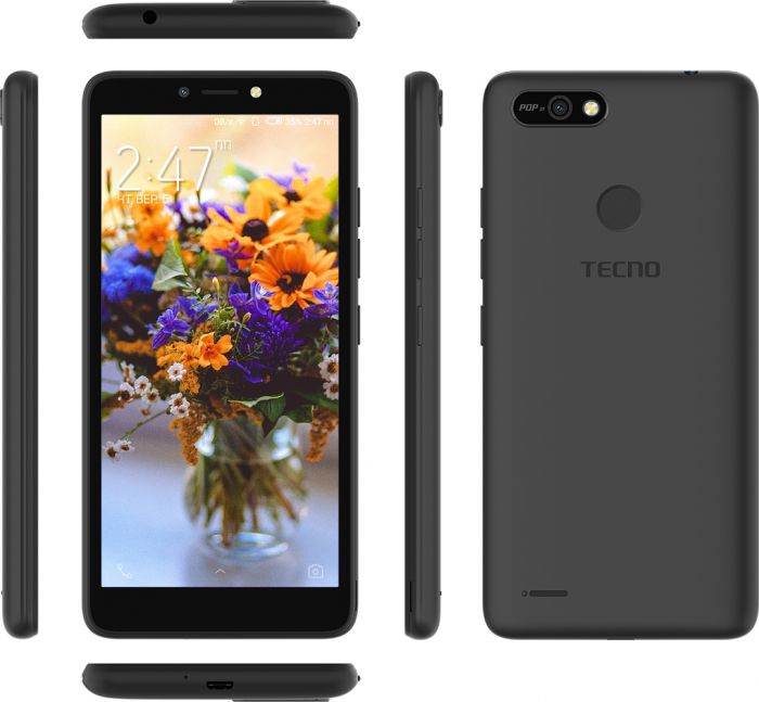 Смартфон TECNO POP 2F (B1G) 1/16GB 2SIM Midnight Black