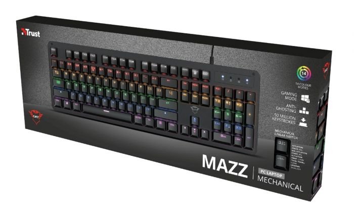 Клавіатура Trust GXT 863 Mazz Mechanical Keyboard