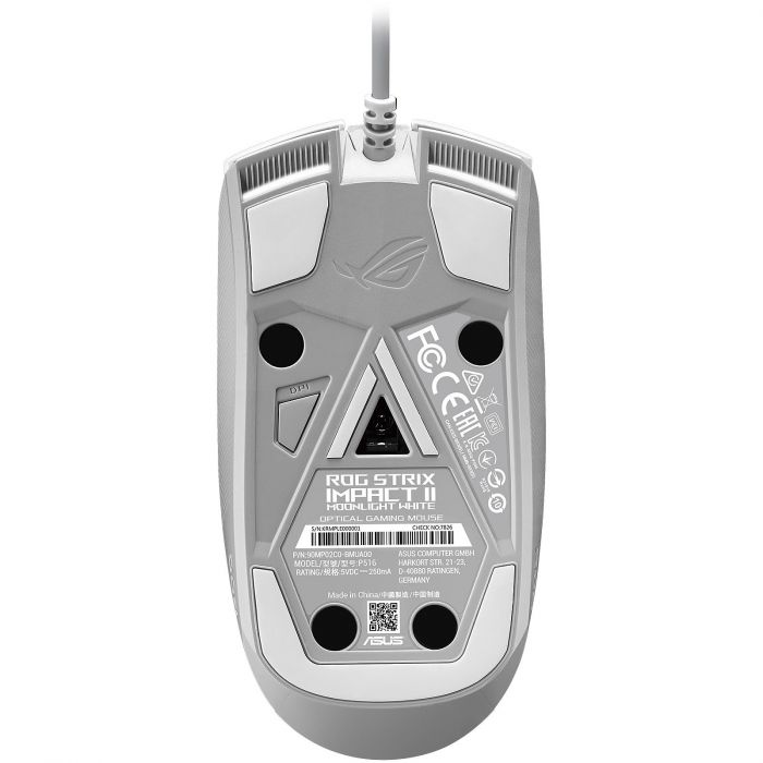 Миша ASUS ROG STRIX IMPACT II RGB USB Moonlight White
