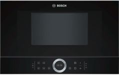 Вбудовувана мікрохвильова піч Bosch BFR634GB1 - 21л./900Ватт/TFT дисплей/чорний