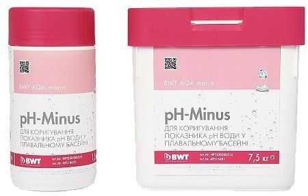 Засіб для зниження Ph в басейні  BWT AQA MARIN PH-MINUS, 1.5 кг